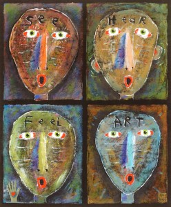 See. Hear. Feel.  Art. Fred Babb Rocks!