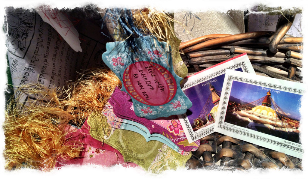 Our guests were invited to think of an intention, a prayer, a blessing, something to give thanks for, something to let go of, something for another person, a wish for our community...