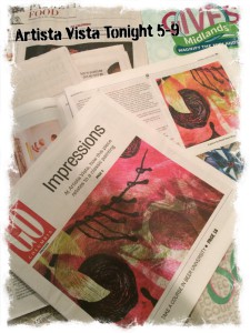 A detail of Out on a Limb, the art work I created for our Vista Studios Artista Vista Exhibition: Gossip.