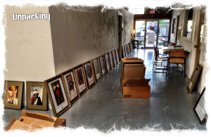 Two traveling exhibitions, ours and there's. 