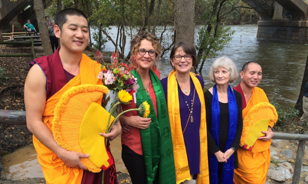 The rains had stopped for our ceremony. Filled with a light spirit and a renewed heart, we all knew we were really, really going to miss "our Monks."