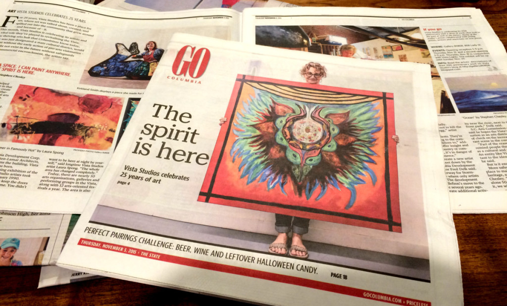 Announcing Vista Studios@25. Love this crazy photo The State Newspaper took!