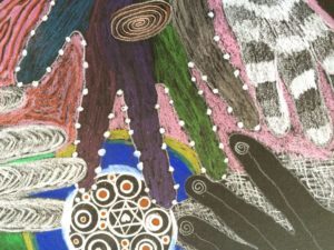 Hand Mandala - We are all in this together.