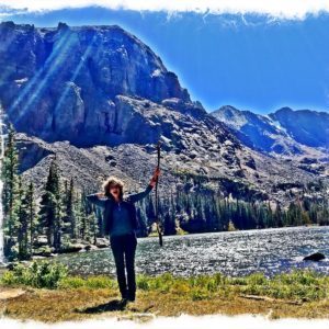 Drinking in the smell of the wild air, feasting on all that nature offers.