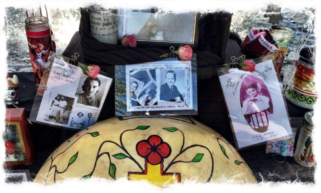 Remembrance Offerings to my brother, my father, my mother, my grandmothe