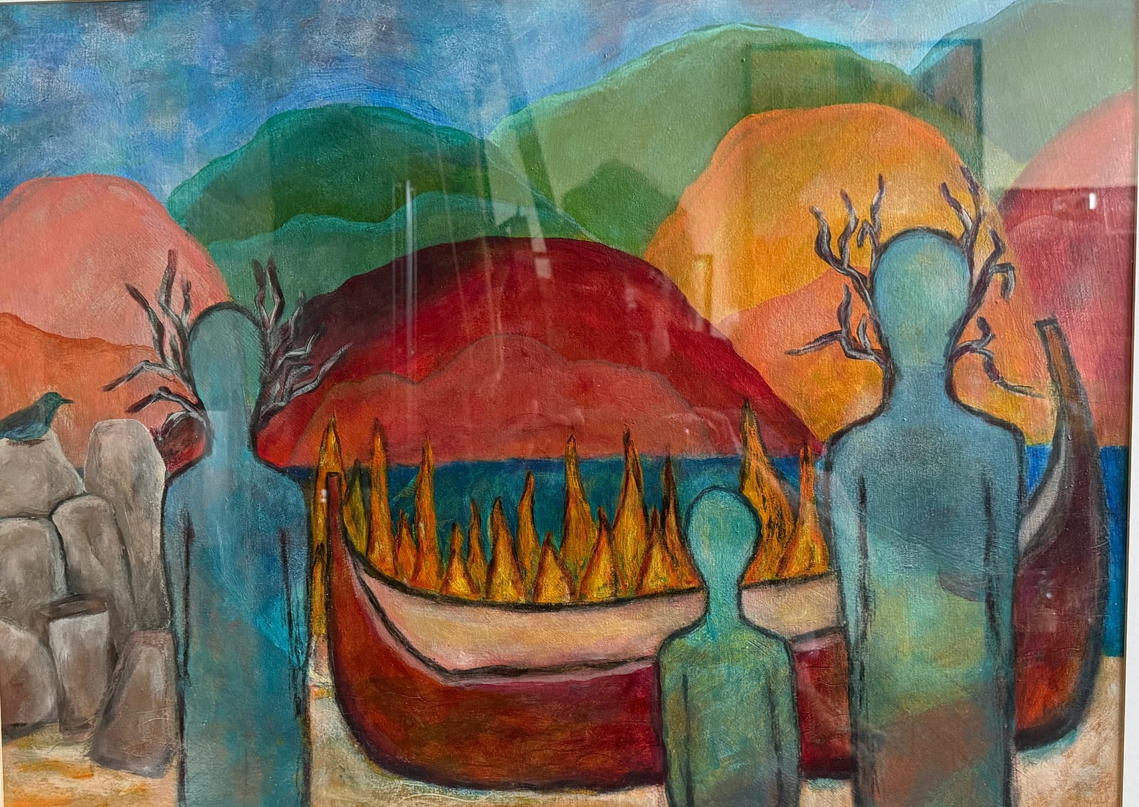 Daring Bravely: Entrusted Journey — Acrylic on Canvas