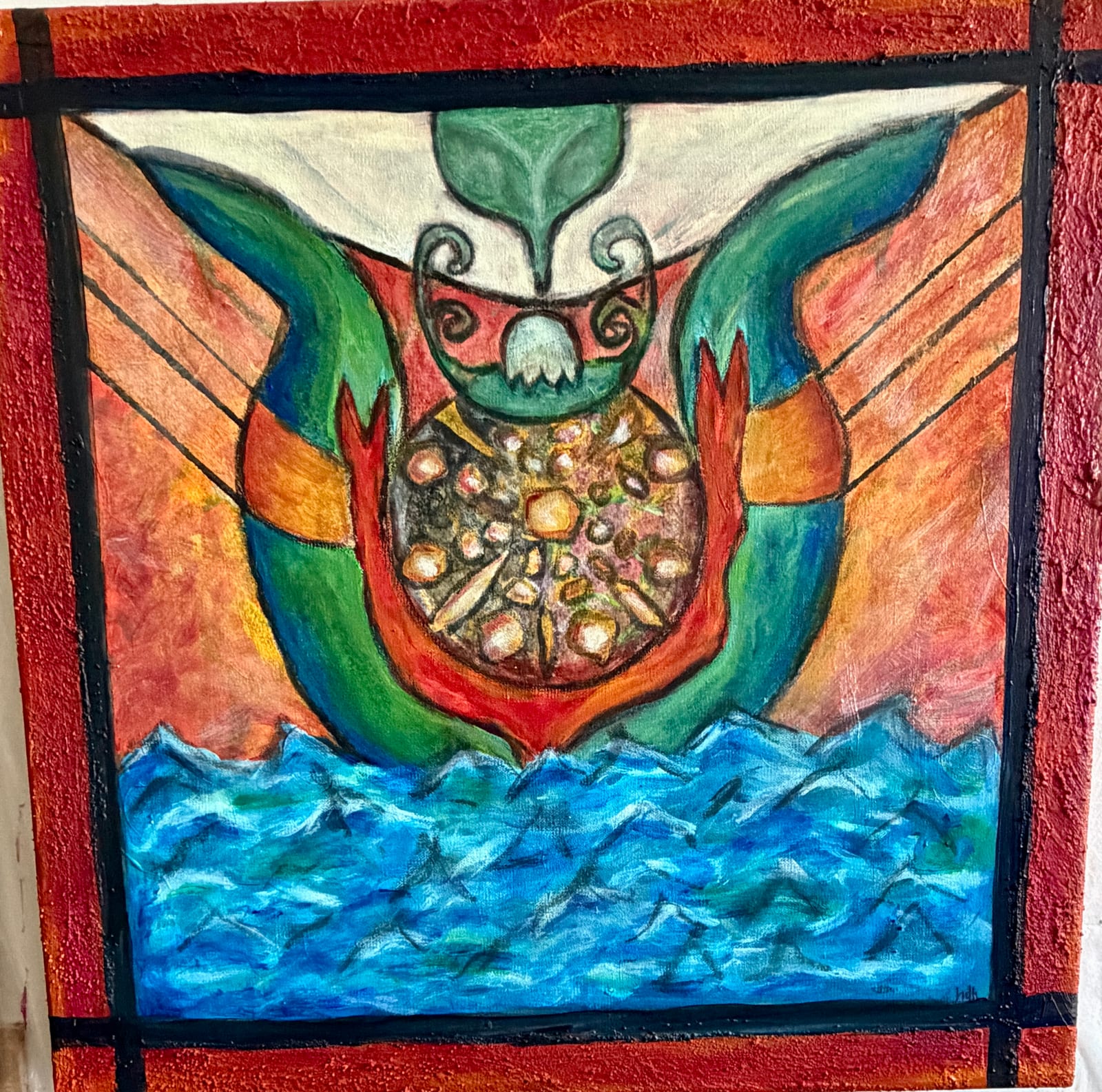 Opening to Grace — Acrylic on Canvas