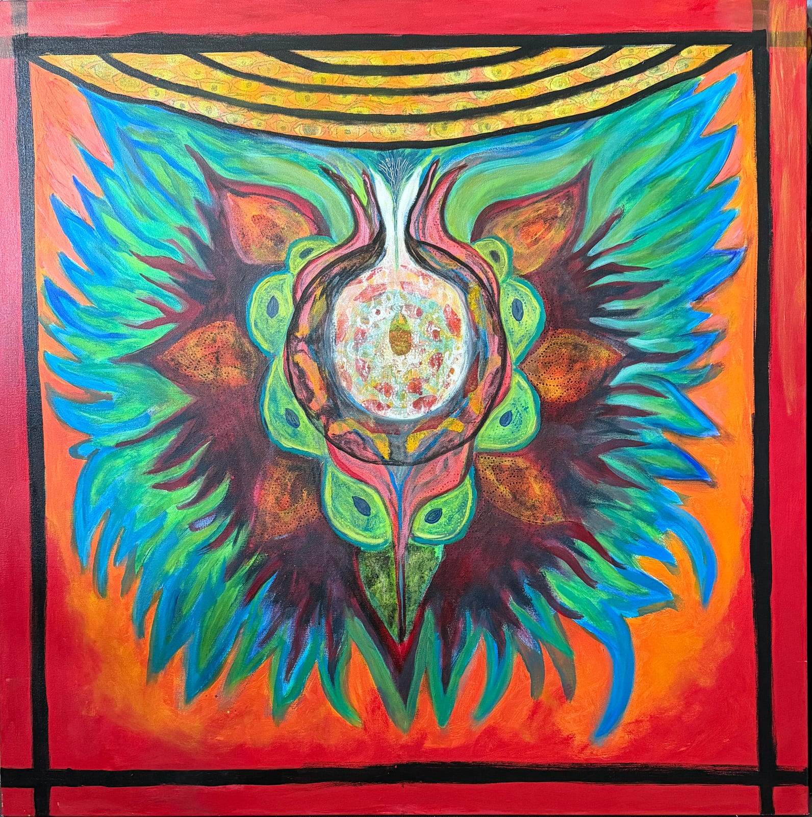 Persephone's Gift — Acrylic on Canvas