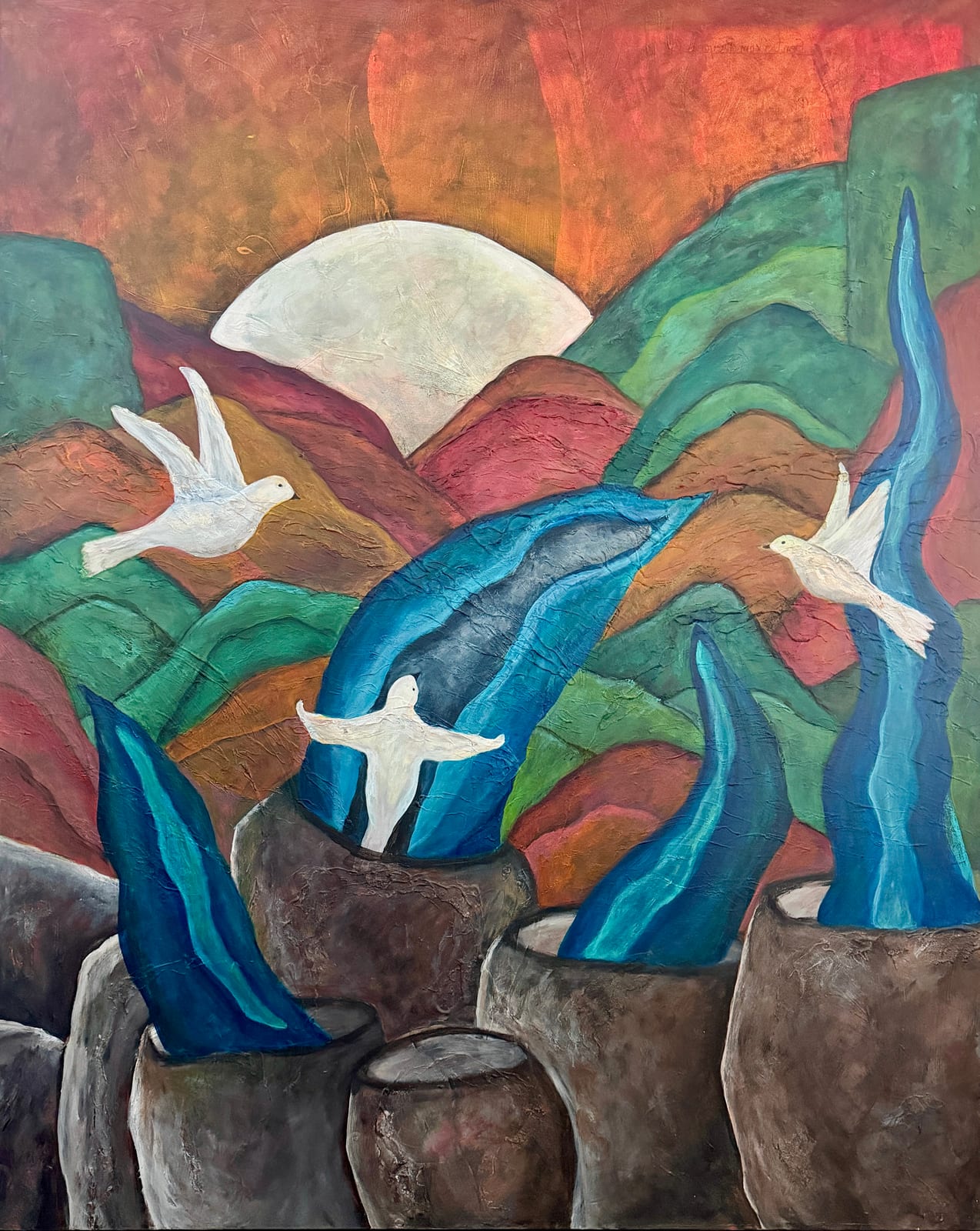 Sent from Beyond — Acrylic on Canvas