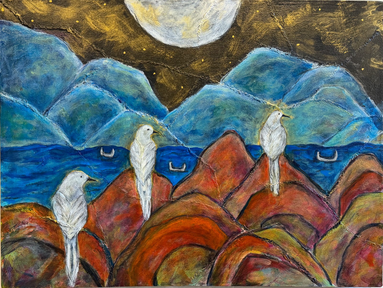 The Messengers — Acrylic on Canvas