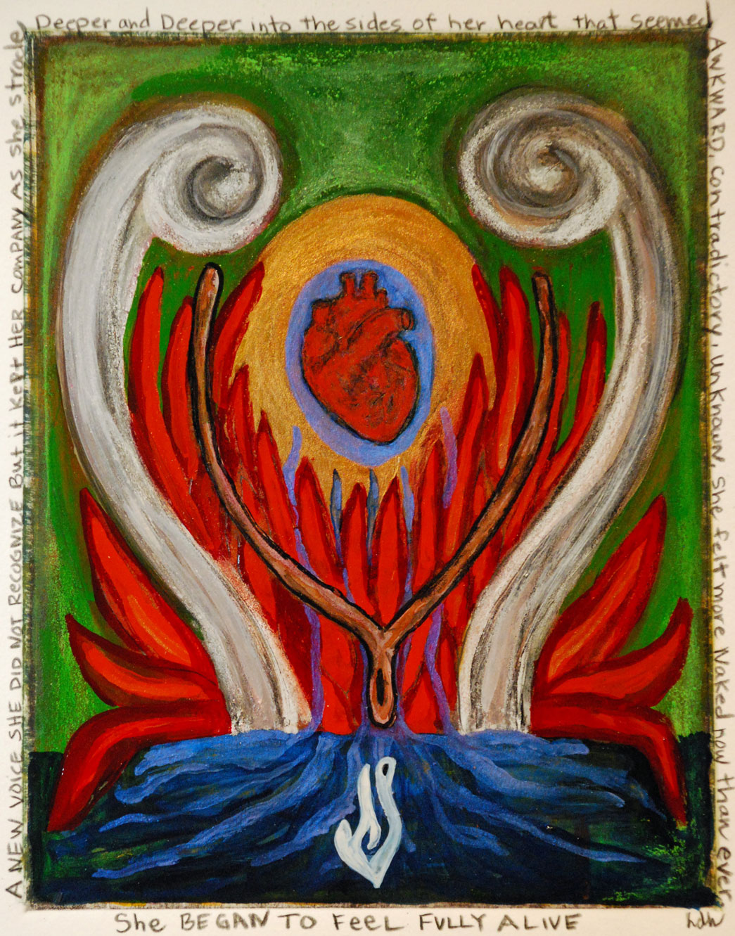 Sojourn painting - She Began to Feel Fully Alive