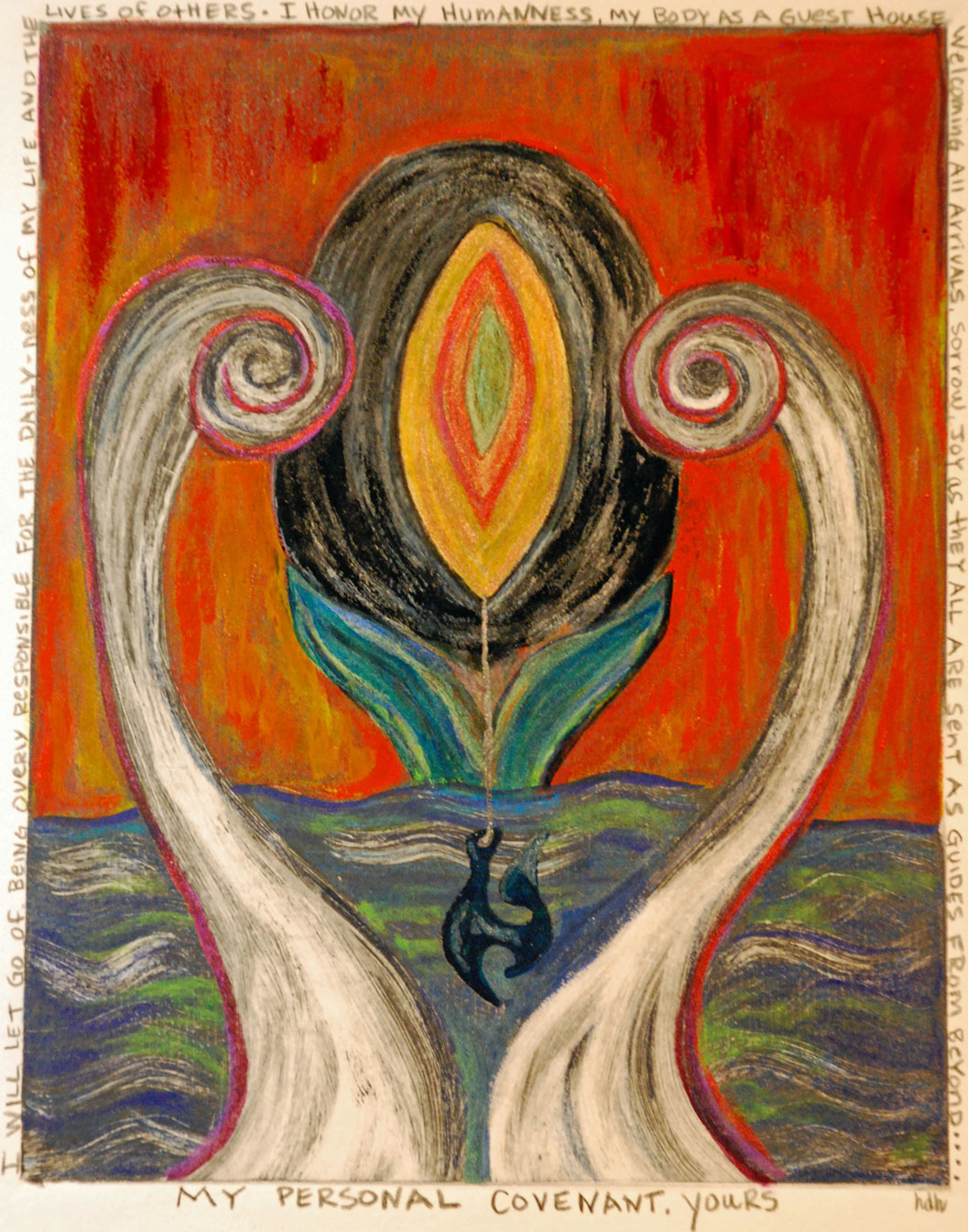 Sojourn painting - My Personal Covenant, Yours